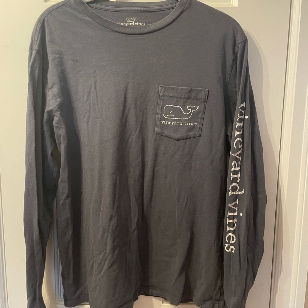 Vineyard Vines Men's Long Sleeve Shirt - Navy Blue